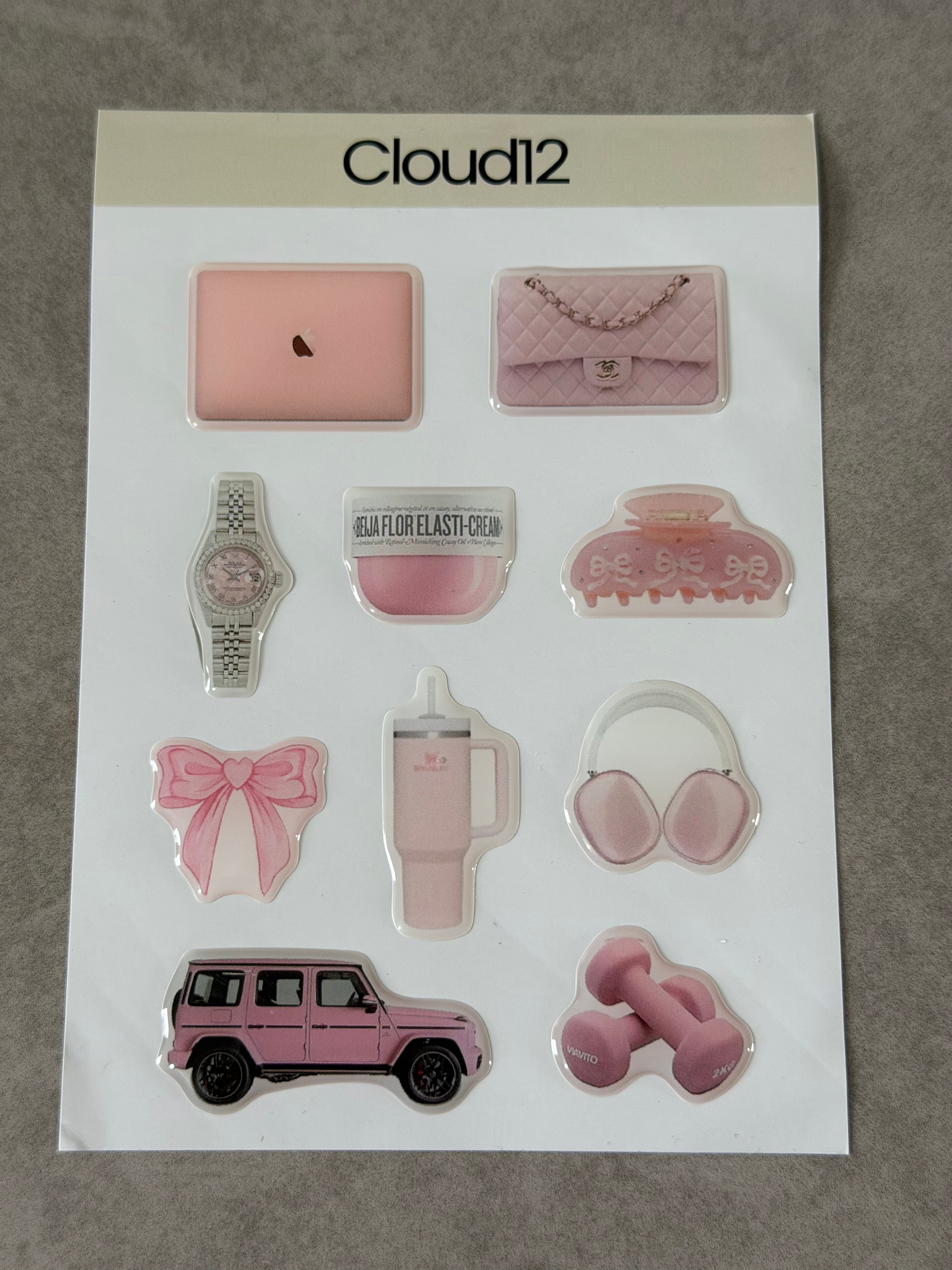 3D Gel Phone Stickers