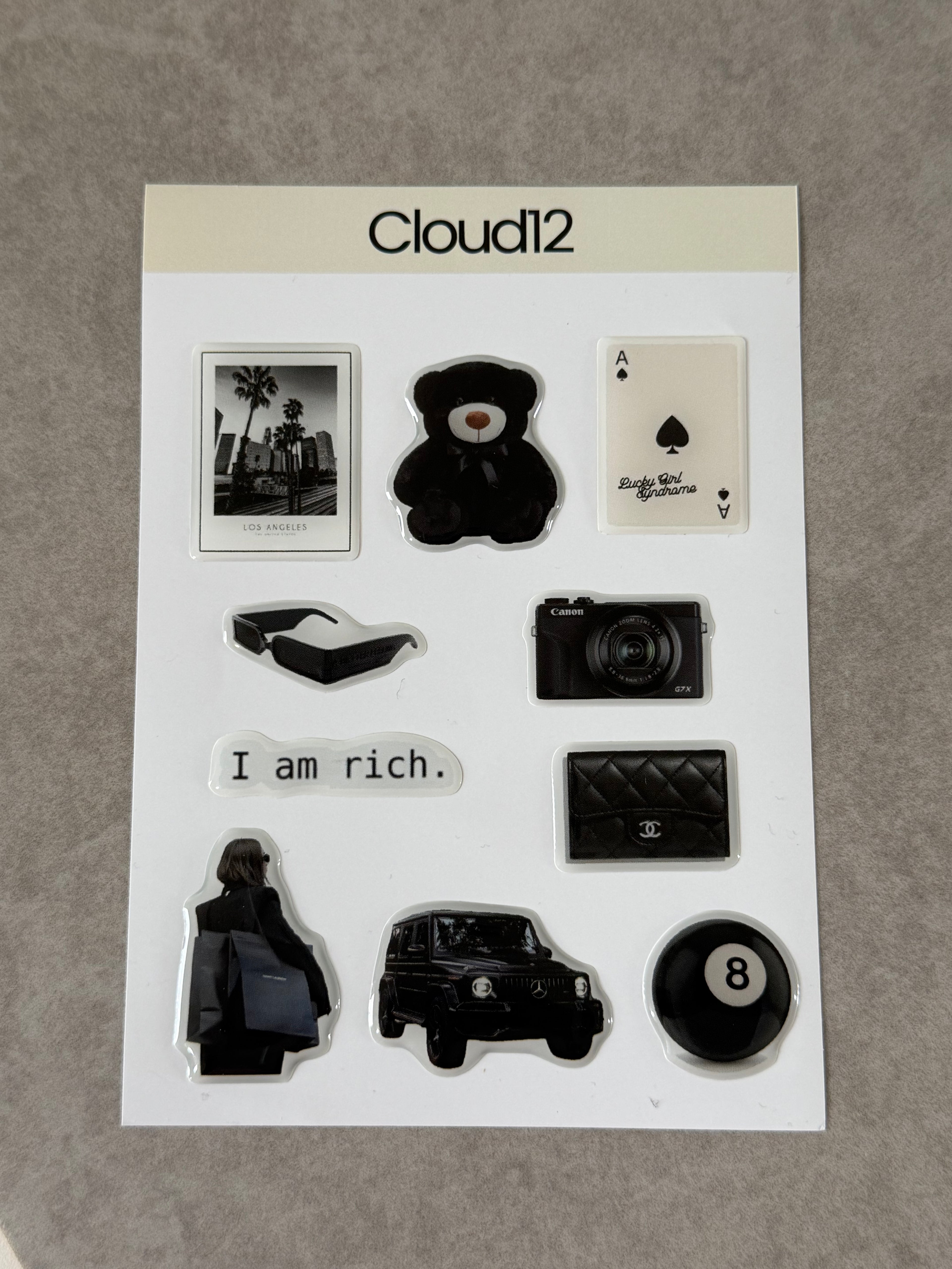3D Gel Phone Stickers