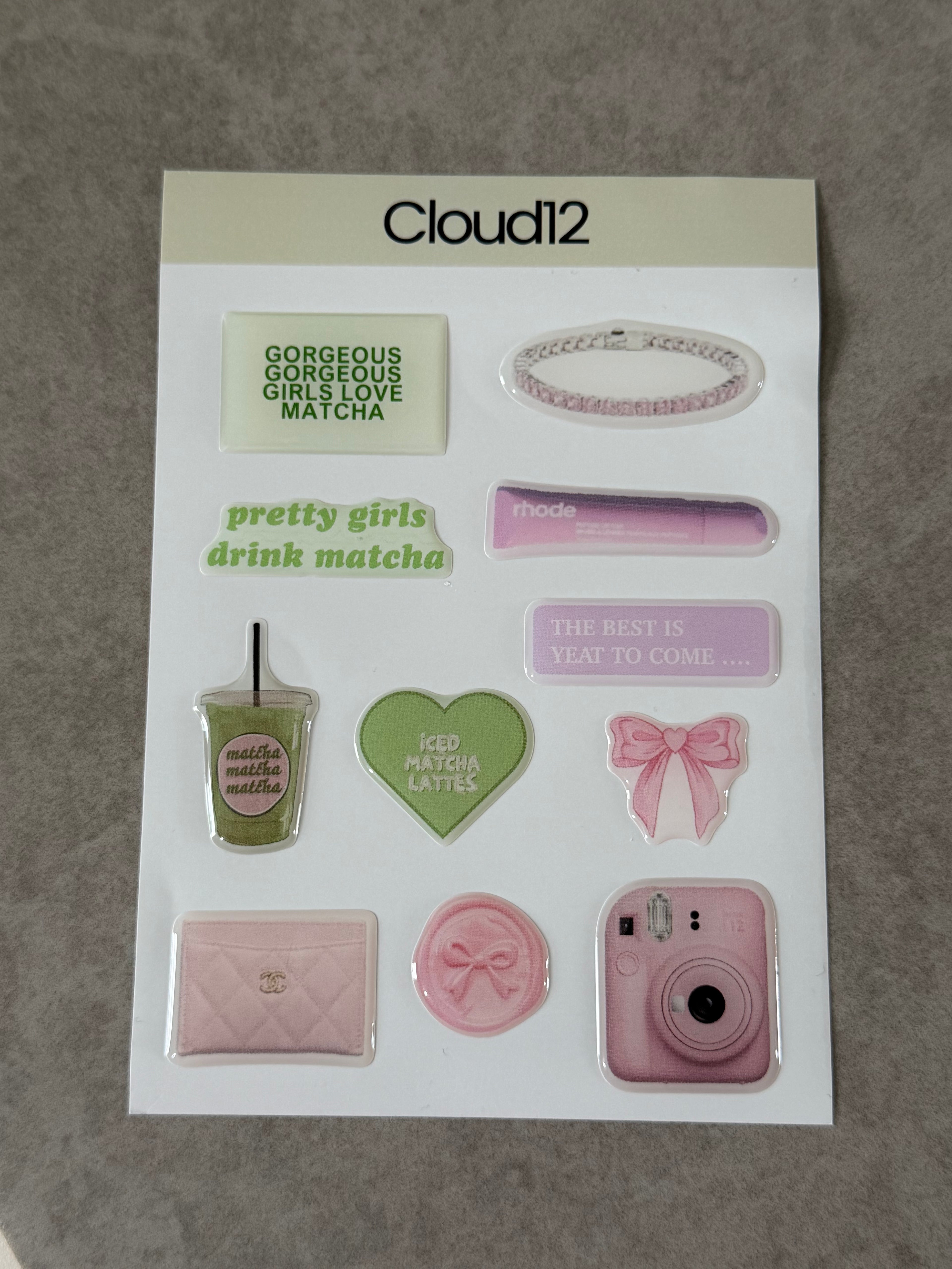 3D Gel Phone Stickers