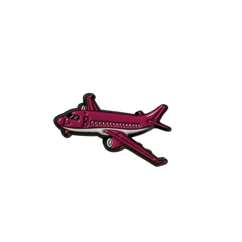 Pink Plane Phone Metal Sticker