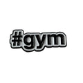 Gym Phone Metal Sticker