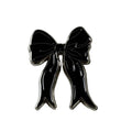 Black Bow Phone Metal Sticker