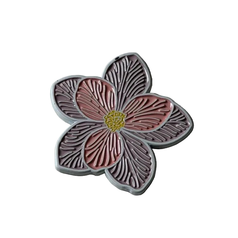 Flower Phone Metal Sticker