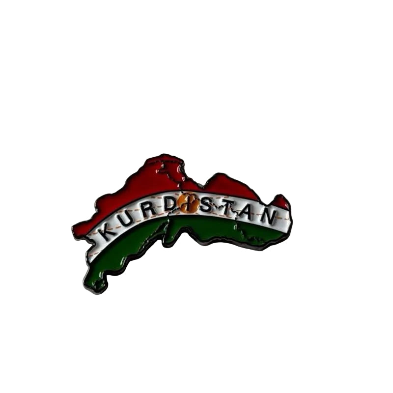 Kurdistan Phone Metal Sticker