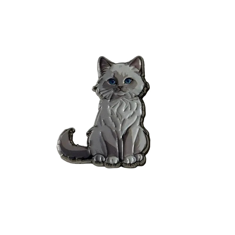 Cat Phone Metal Sticker