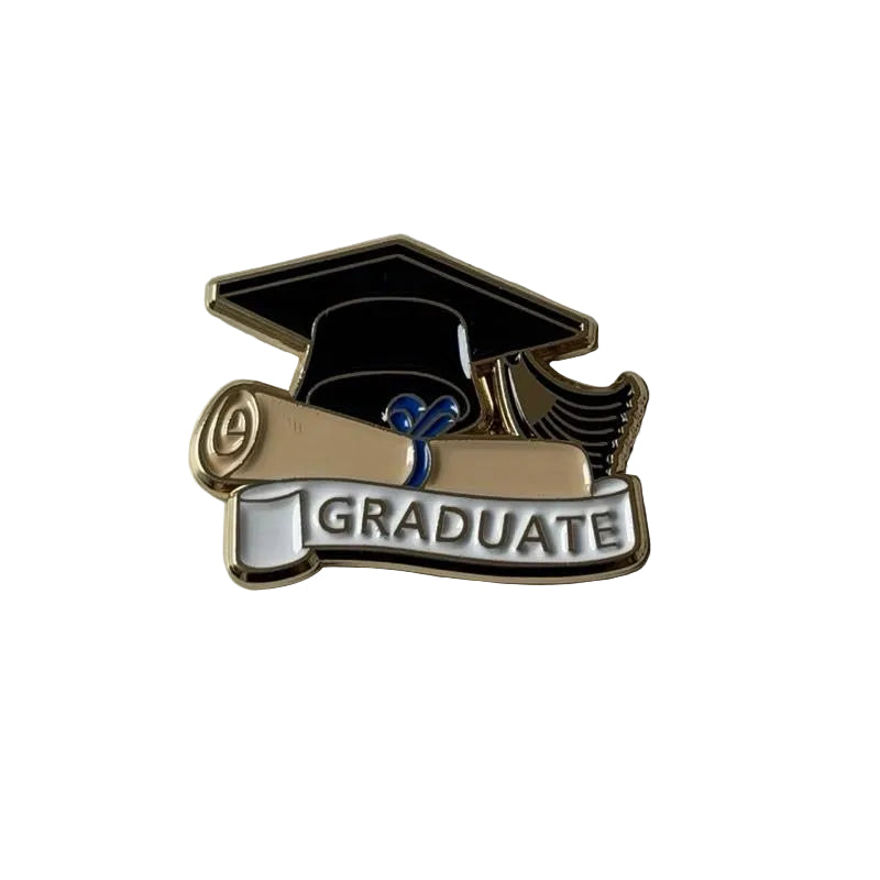Graduate Phone Metal Sticker