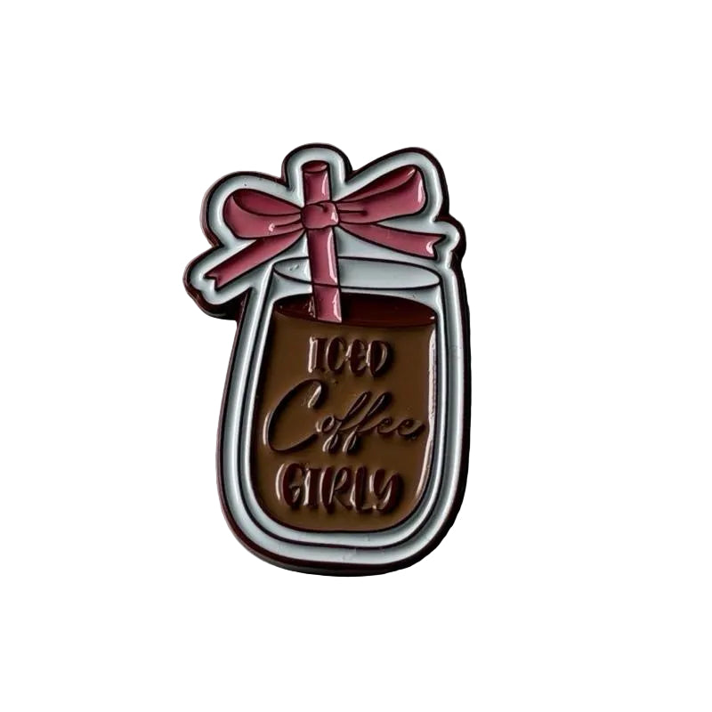 Ice Coffee Phone Metal Sticker