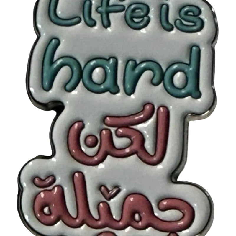 Life Is Hard Phone Metal Sticker