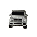 White Car Phone metal Sticker