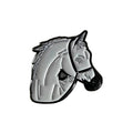 Horse Phone Metal Sticker