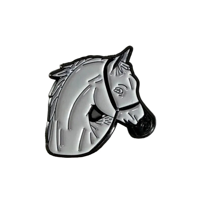 Horse Phone Metal Sticker