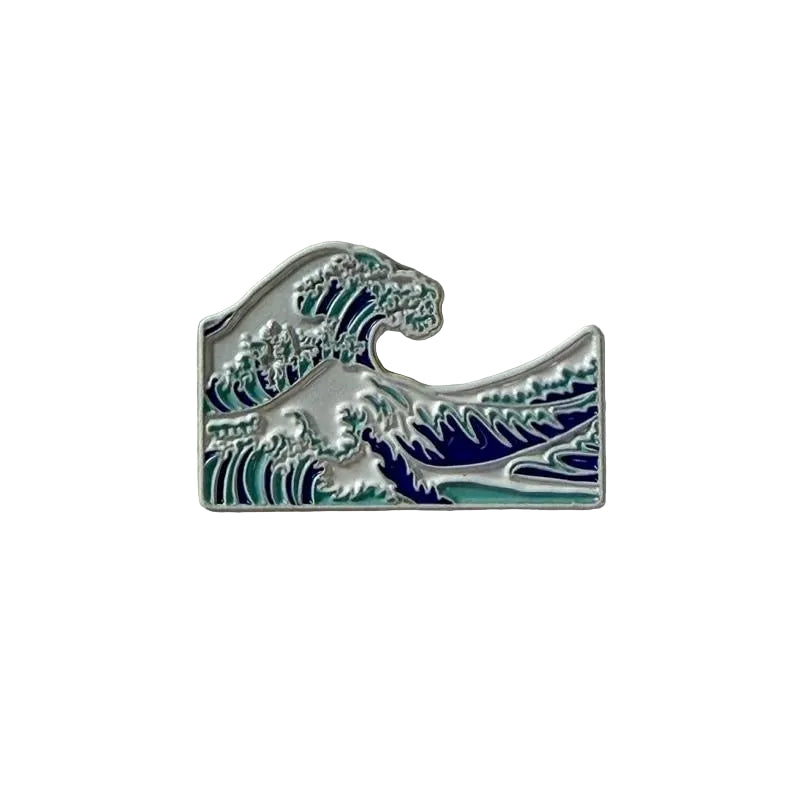 Waves Phone Metal Sticker