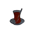 Tea Phone Metal Sticker