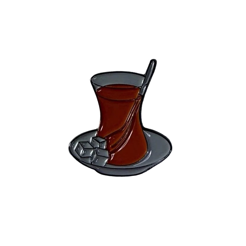 Tea Phone Metal Sticker