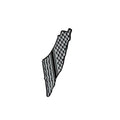 Keffiyeh Phone Metal Stickers