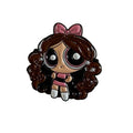 Brown Hair Girl Sticker