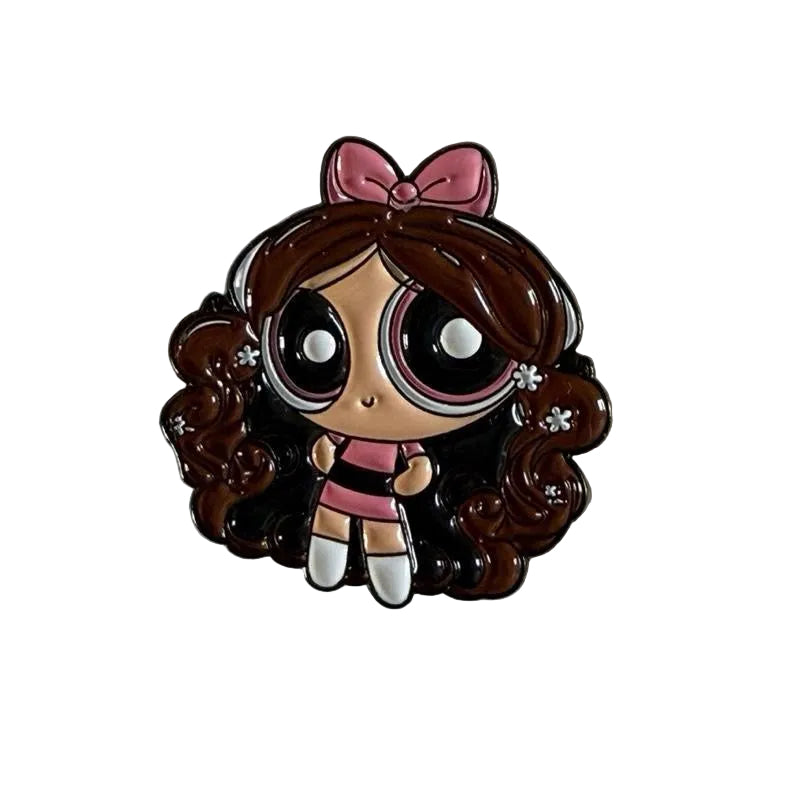 Brown Hair Girl Sticker